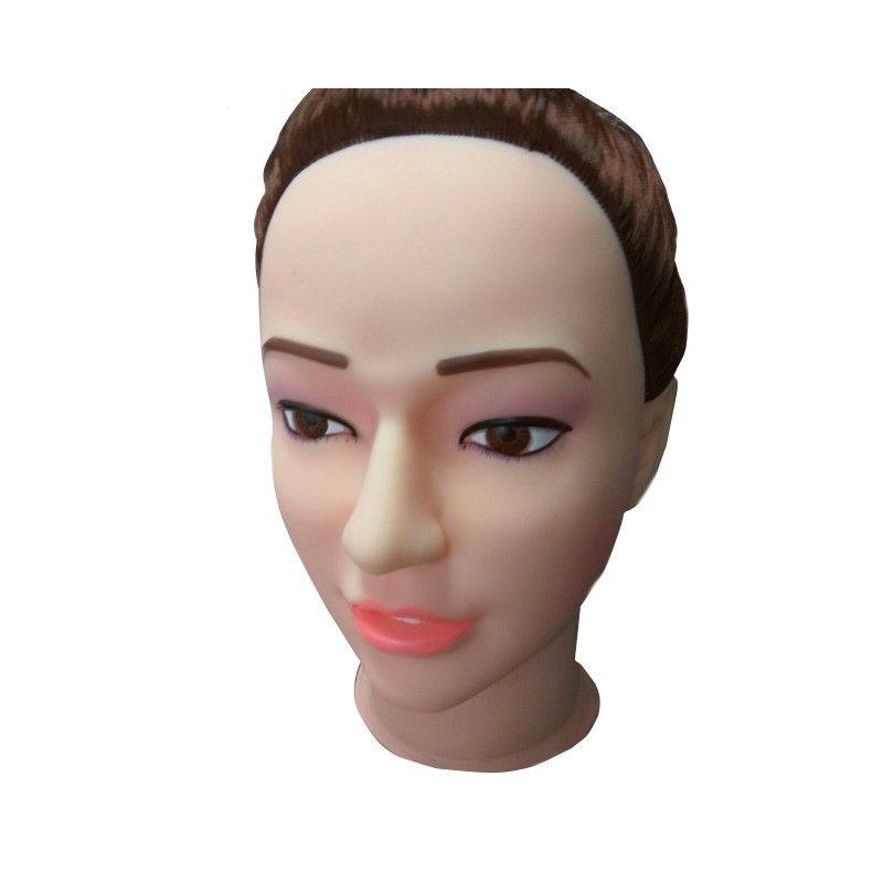 Кукла шатенка для секса с вибрацией 3D Face Love Doll