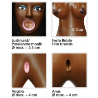 Надувная секс кукла афроамериканка Tyra