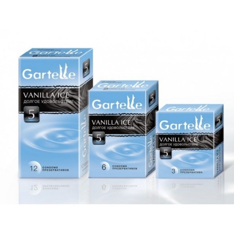 Презервативы Gartelle №7 XXL черные, 12 шт