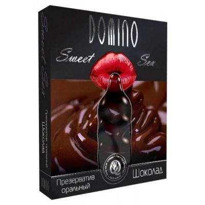 Оральные презервативы Domino Sweet Sex Шоколад
