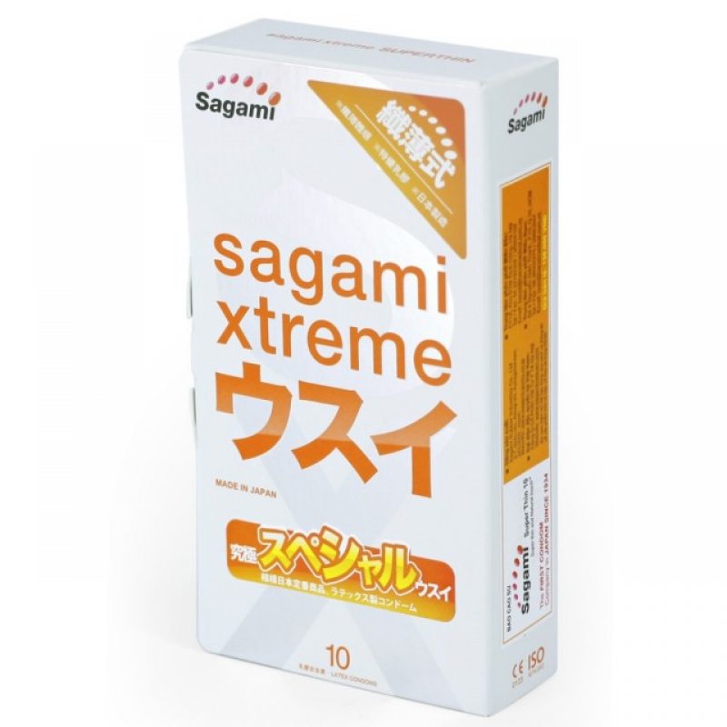 Презервативы ультратонкие Sagami Xtreme 0.04 мм 15 шт.