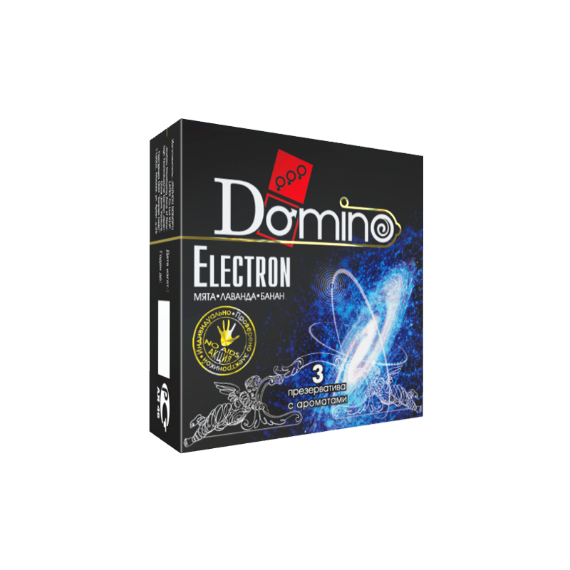 Презервативы ароматизированые Domino Electron 3 шт