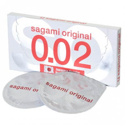 Полиуретановые презервативы Sagami Original 0,02 2 шт