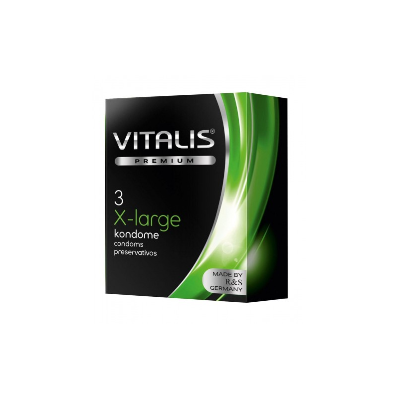 Презервативы Vitalis Premium №3 X-Large - увеличенного размера