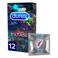 Презервативы Durex №12 Dual Extase Emoji Doodle рельефные с анестетиком