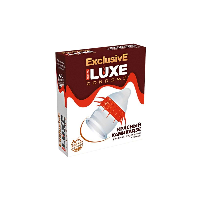 Презерватив Luxe Exclusive Красный Камикадзе 1 шт