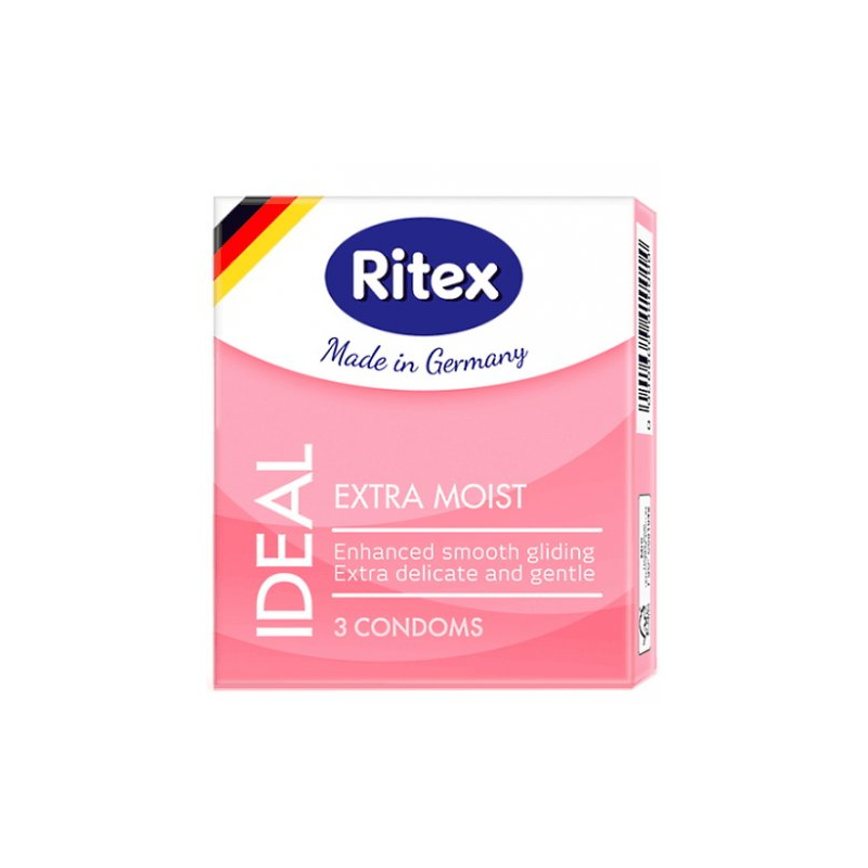 Презервативы Ritex Ideal Extra Moist №3 с повышенным количеством смазки