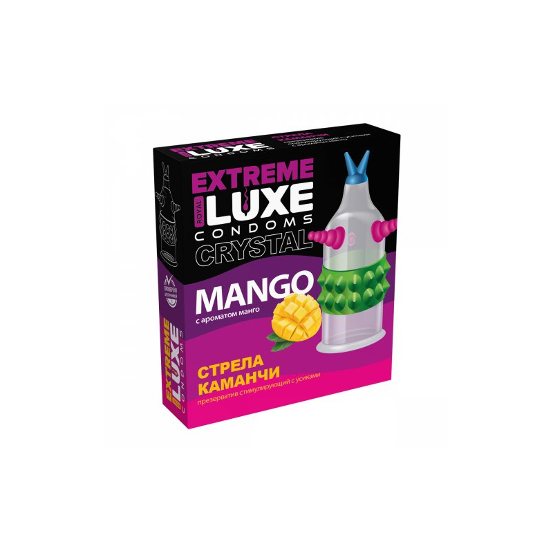 Презерватив Luxe Extreme Стрела Каманчи с ароматом манго