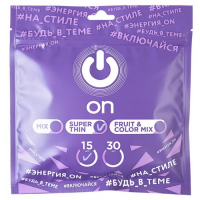 Презервативы ON Super Thin ультратонкие 0,05 мм 15 шт