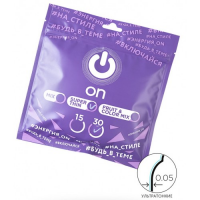 Презервативы ON Super Thin ультратонкие 0,05 мм 30 шт