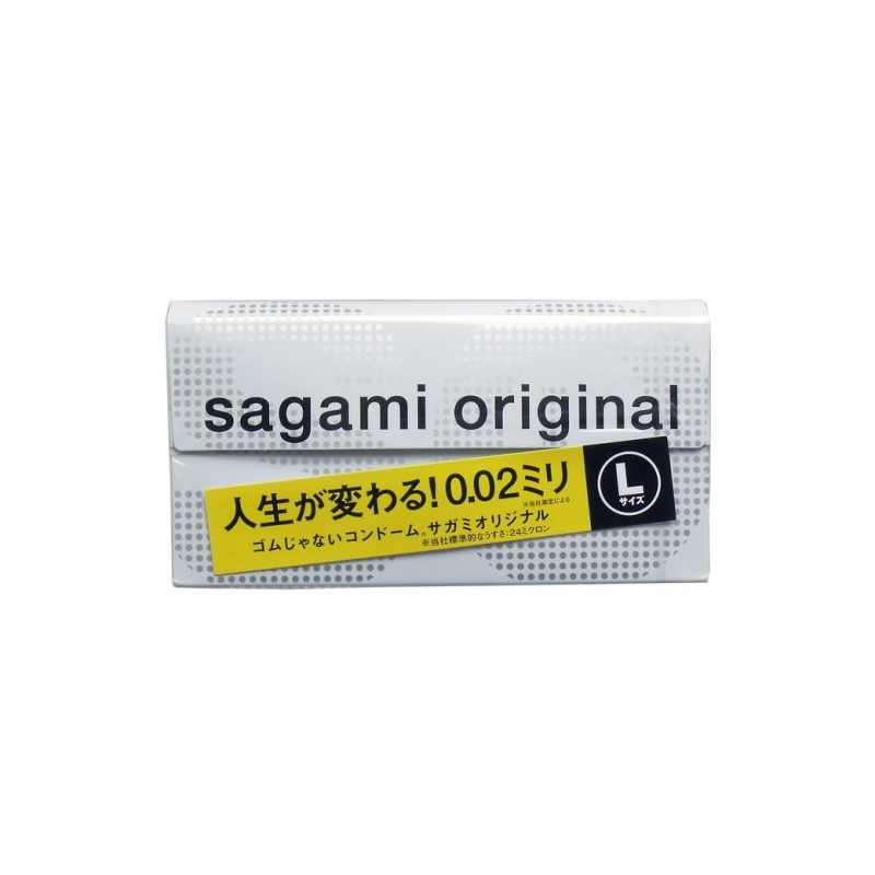 Полиуретановые презервативы Sagami Original 0,02 L-size 6 шт