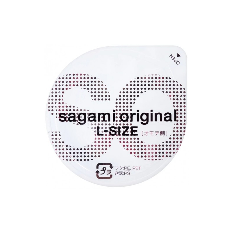 Полиуретановый презерватив Sagami Original 0,02 L-size 1 шт