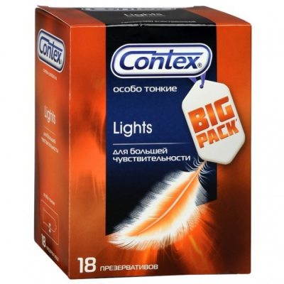 Презервативы Contex №18 Lights особо тонкие