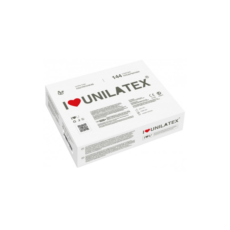 Ультратонкие презервативы Unilatex Ultrathin 144 шт