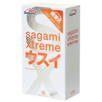 Презервативы ультратонкие Sagami Xtreme 0.04 мм 15 шт