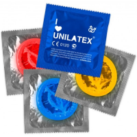 Цветные и ароматизированные презервативы Unilatex Multifruits 144 шт