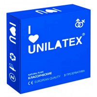 Классические презервативы Unilatex Natural Plain 3 шт