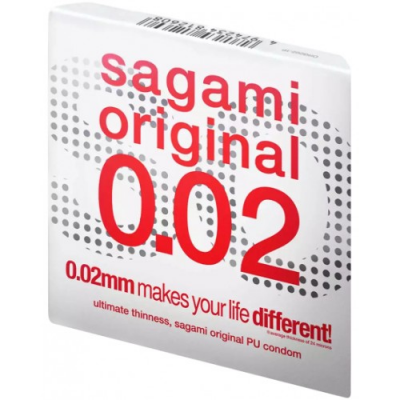 Полиуретановый презерватив Sagami Original 0,02 1 шт