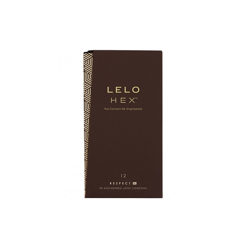 Презервативы Lelo Hex Respect XL увеличенного размера 12 шт