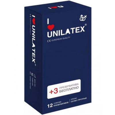 Особо прочные презервативы Unilatex Extra Strong 15 шт