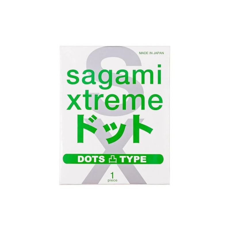 Презерватив с пупырышками ультратонкий Sagami Xtreme Type-E 1 шт
