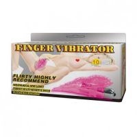 Розовый вибратор для клитора Finger Vibrator
