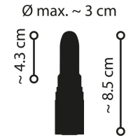 Мини-вибратор Emerald Split Lipstick Luxurious