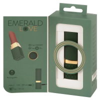 Мини-вибратор Emerald Split Lipstick Luxurious