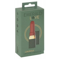 Мини-вибратор Emerald Split Lipstick Luxurious