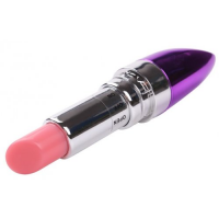 Вибростимулятор помада Vibrating Lipstick фиолетовый