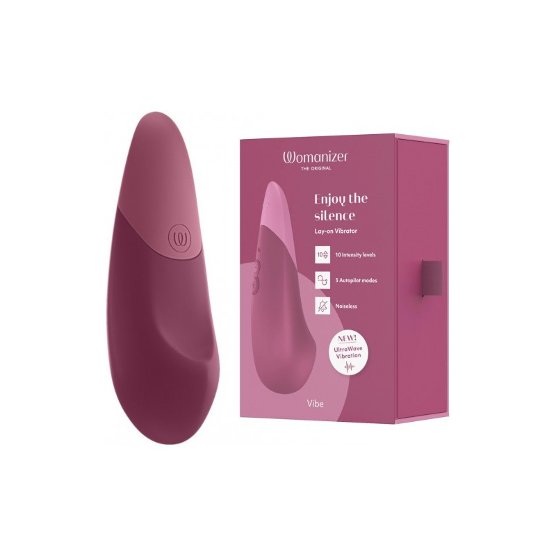 Клиторальный вибратор Womanizer Vibe темно-розовый