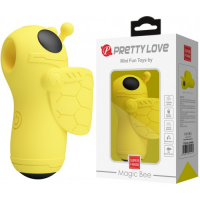 Насадка на палец Pretty Love Magic Bee с вакуумно-волновой стимуляцией