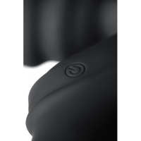 Безремневой страпон с вибрацией Black and Red by Toyfa 35 см