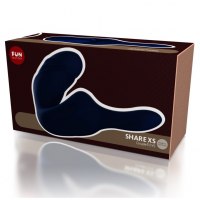 Страпон анальный без ремней Share XS синий