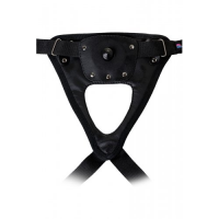 Страпон с большой реалистичной насадкой и поясом Harness