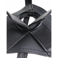 Страпон Harness со съемной черной насадкой King Cock 5,3 см