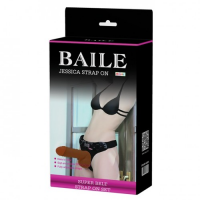 Страпон женский на мягких трусиках черный