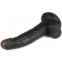 Страпон черный Easy Strapon Set 22 см