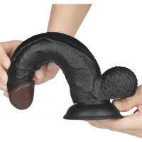 Страпон черный Easy Strapon Set 22 см