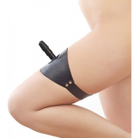 Бондаж-страпон на бедро из натуральной кожи Sitabella