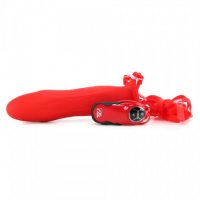 Страпон с вибрацией полый FF Extreme 9in Vibrating Silicone Hollow Strap-On