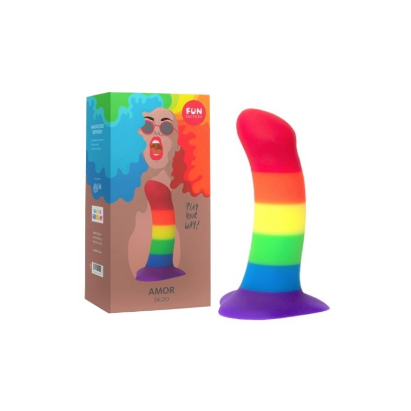Фаллоимитатор Fun Factory Amor Rainbow