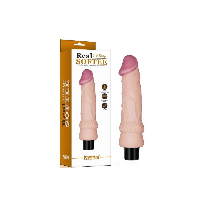 Реалистичный фаллос Real Softee 19 см