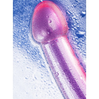 Розовый фаллоимитатор Jelly Dildo XL Toyfa Basic 22 см