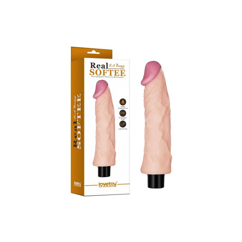 Реалистичный фаллос Real Softee 22 см