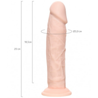 Реалистичный фаллоимитатор на присоске RealStick Silicone Gabriel M 20 см
