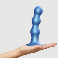 Фаллоимитатор Strap-On-Me Dildo Plug Balls L синий 17 см