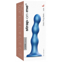 Фаллоимитатор Strap-On-Me Dildo Plug Balls L синий 17 см