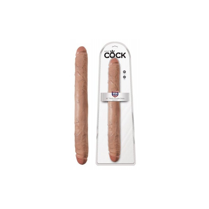Двухсторонний фаллоимитатор King Double Cock 16 in