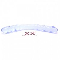 Двойной фаллоимитатор Basix 16 in прозрачный